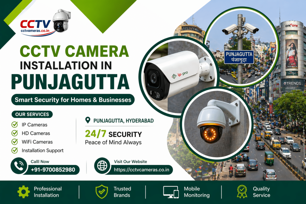  CCTV camera installation in Panjagutta