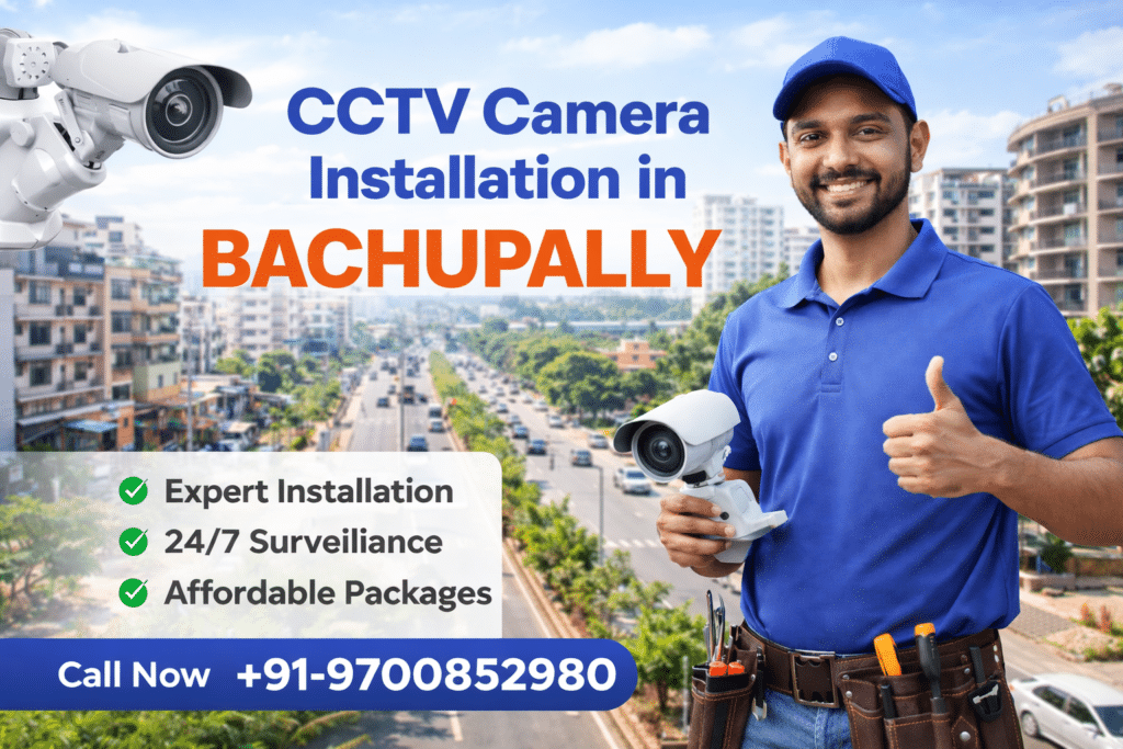 cctv camera installation in bachupally