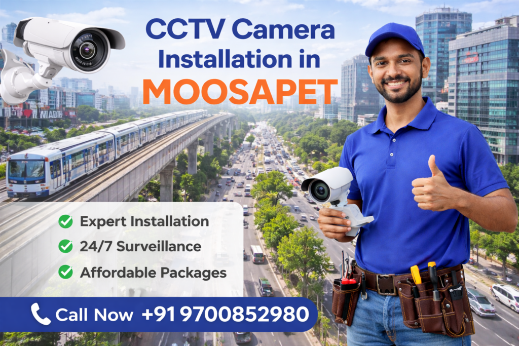 cctv installation services in Moosapet