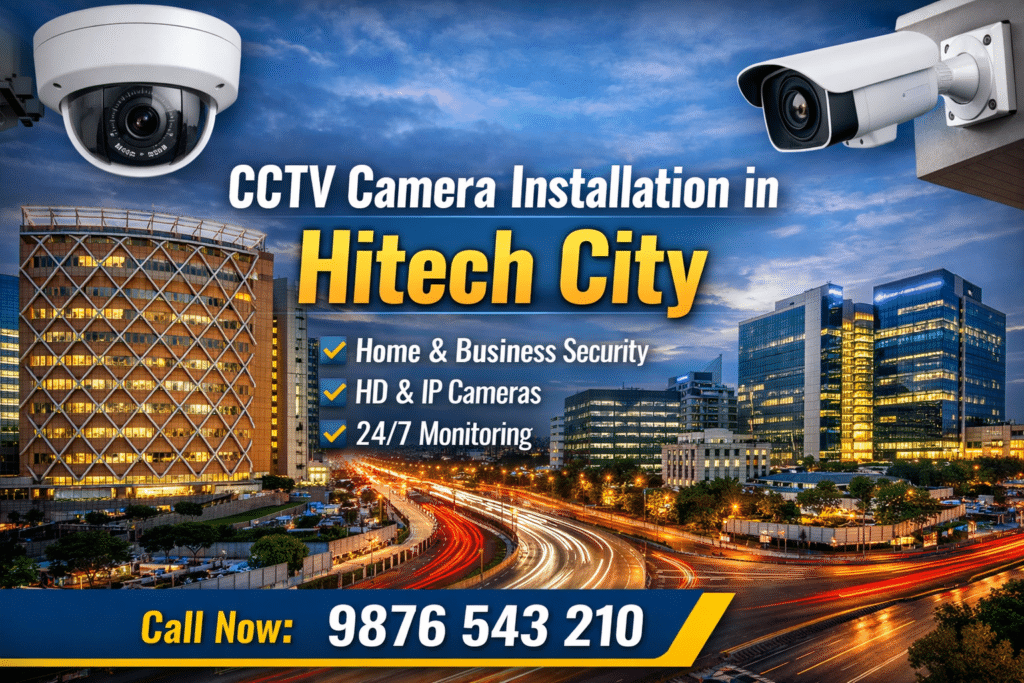 CCTV Camera Installation in Hitech City