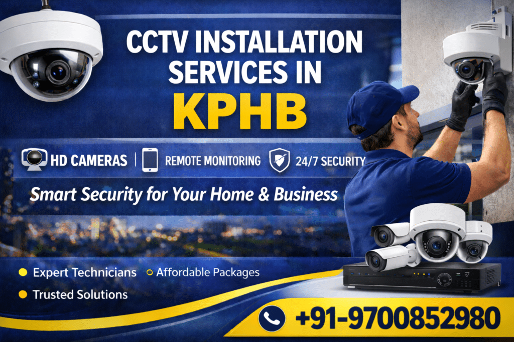 CCTV Installation Services in KPHB