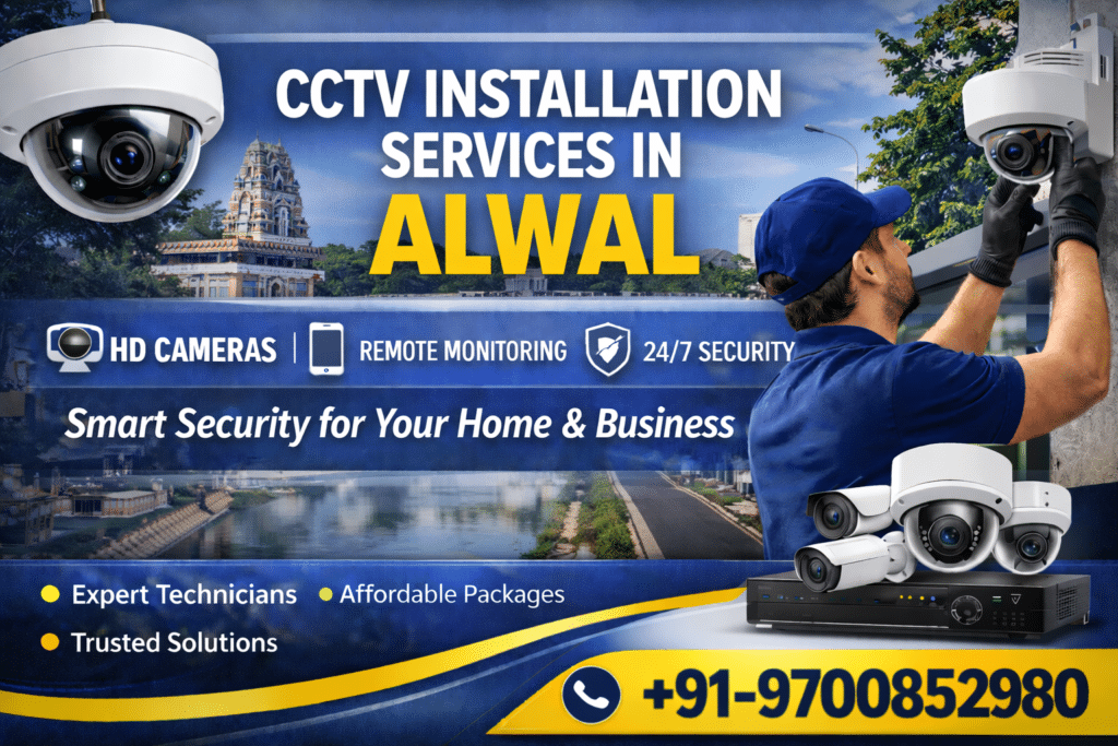 CCTV Installation Services in alwal