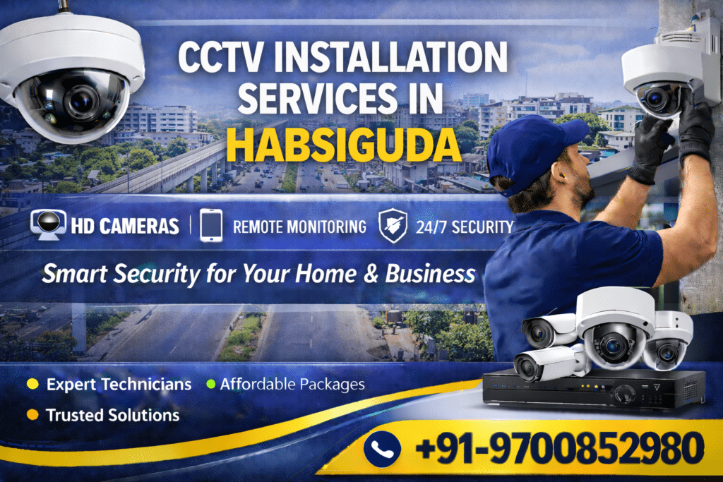 CCTV Installation Services in Habsiguda