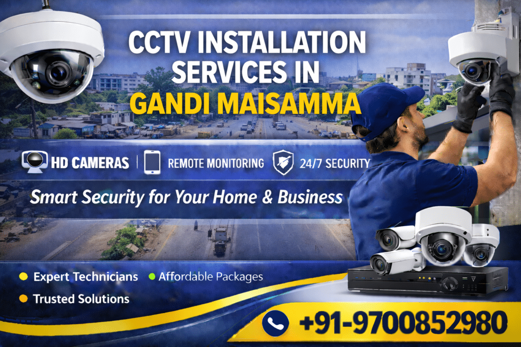 CCTV Installation Services in Gandi Maisamma