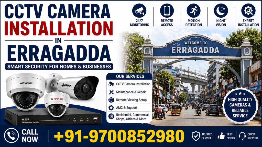 CCTV Camera Installation in  Erragadda