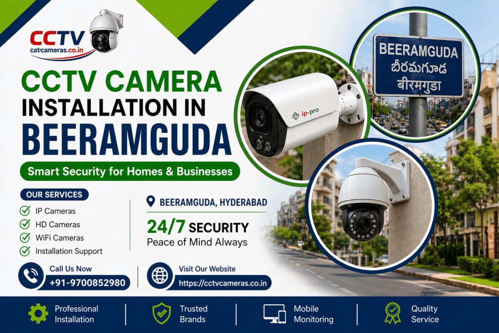 CCTV Camera Installation in Beeramguda