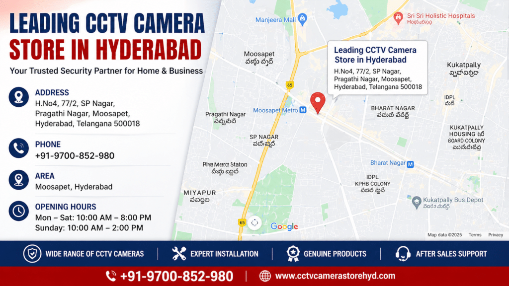 nearby CCTV camera shop in Hyderabad