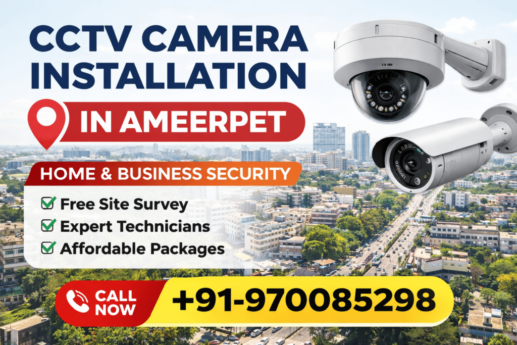 cctv camera installation in ameerpet